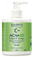 Laden Sie das Bild in den Galerie-Viewer, Faroderm ® ACNAID™ 500ml Liquid Soap sanfte Hautreinigung bei Akne
